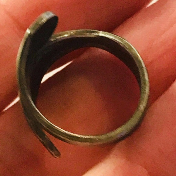 Rogers Oneida Flatware Ring Handmade Stainless Steel Size 5.5 - Picture 6 of 8